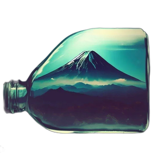 bottle, crown, food, hair transparent PNG cut-out