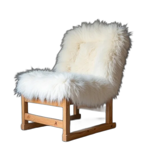 furniture, 3d render, wooden, chair transparent PNG cut-out