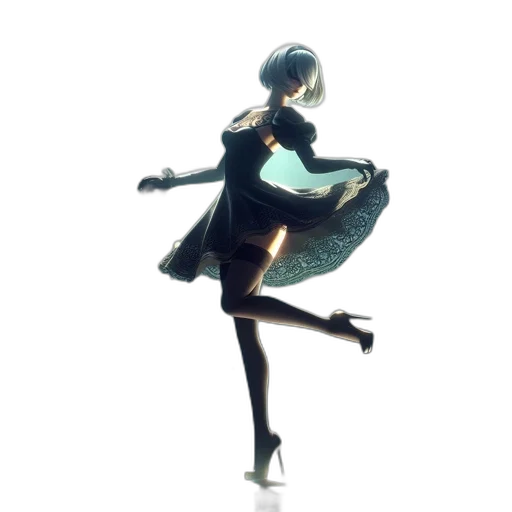 dress, umbrella, robot, shoes transparent PNG cut-out
