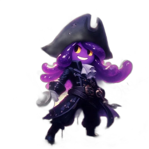 staff, hat, weapon, creature transparent PNG cut-out
