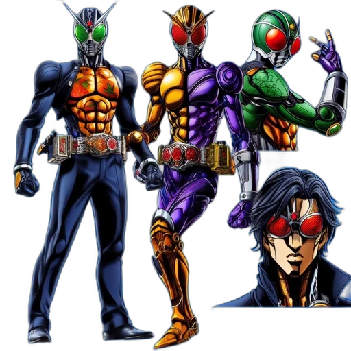concept art, comic book art, pixel art, 3d render transparent PNG cut-out
