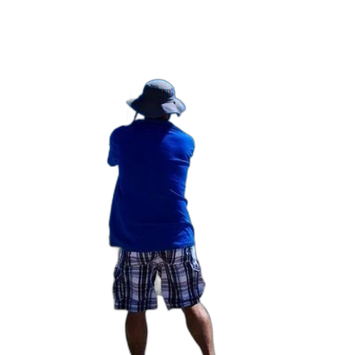 jacket, hat, staff, umbrella transparent PNG cut-out