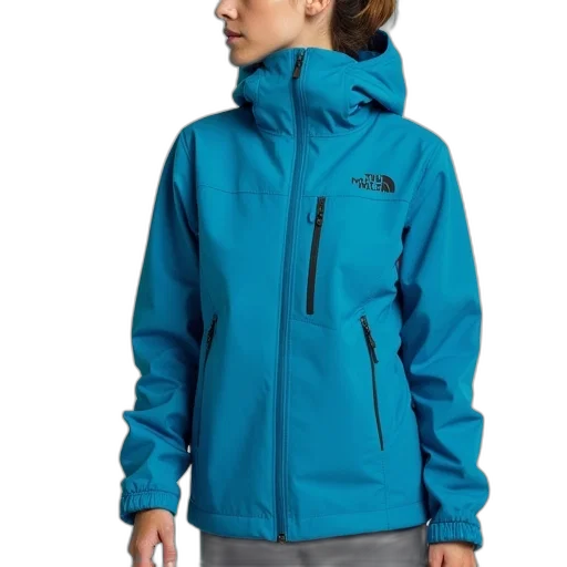 jacket, blue, north, face transparent PNG cut-out