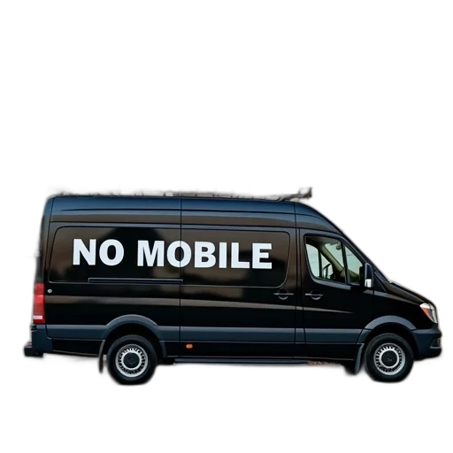 car, staff, black, van transparent PNG cut-out