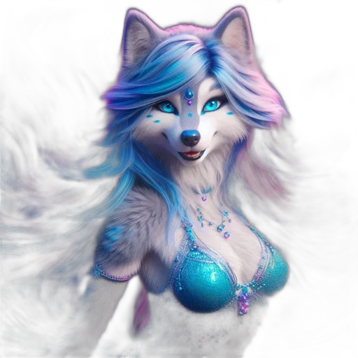 dress, staff, creature, jewelry transparent PNG cut-out