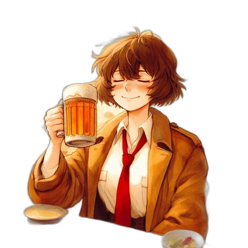 jacket, food, robot, staff transparent PNG cut-out