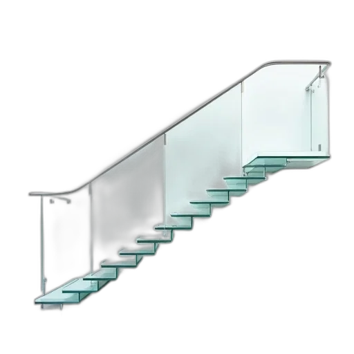 3d render, photorealistic, modern, glass transparent PNG cut-out