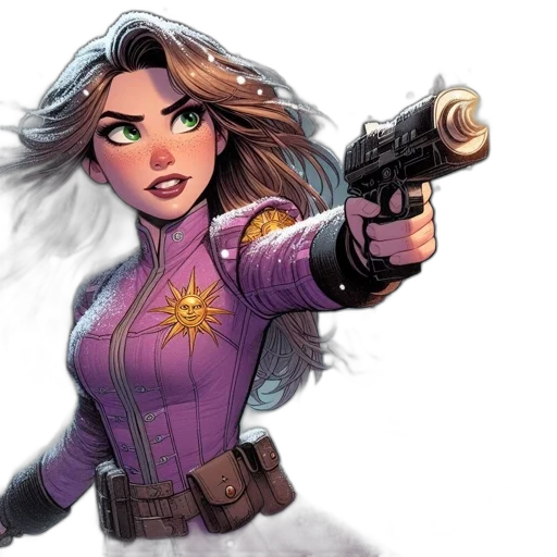 weapon, comic book art, concept art, cartoon transparent PNG cut-out