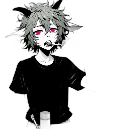 staff, creature, mask, anime transparent PNG cut-out