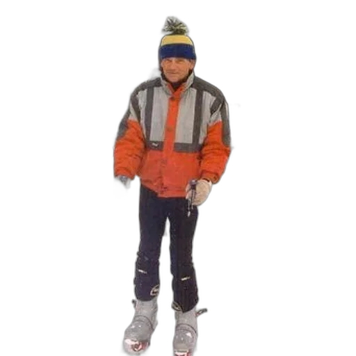 jacket, staff, robot, 3d render transparent PNG cut-out