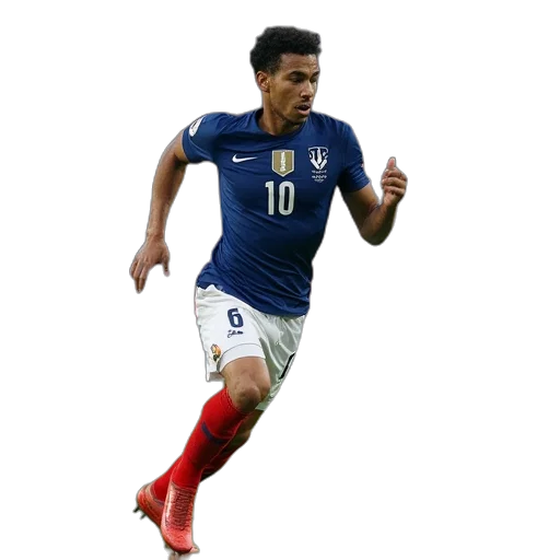 pixel art, soccer, card, french transparent PNG cut-out