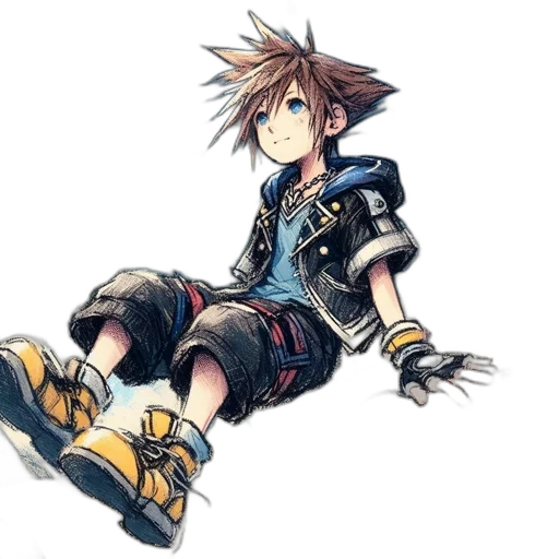 jacket, shoes, weapon, concept art transparent PNG cut-out