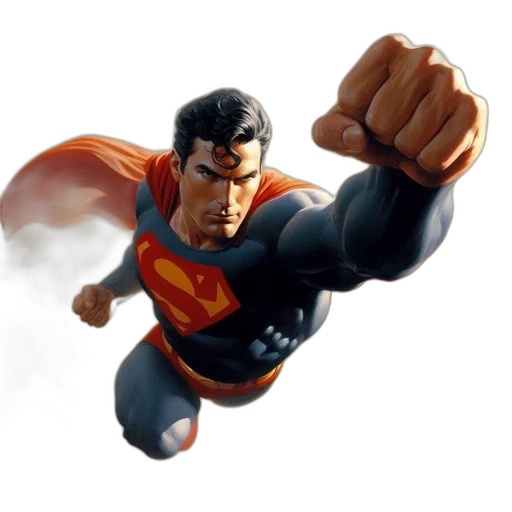 comic book art, 3d render, concept art, photorealistic transparent PNG cut-out