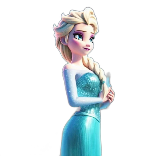 dress, staff, crown, jewelry transparent PNG cut-out