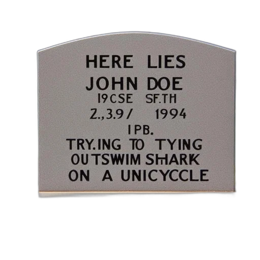 vaporwave, underwater, humorous, gravestone transparent PNG cut-out