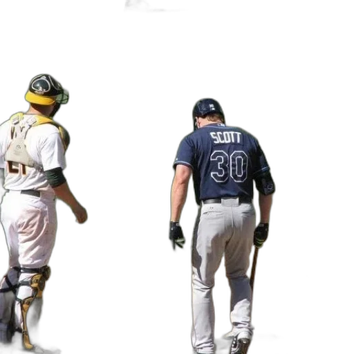 baseball, player, number, his transparent PNG cut-out