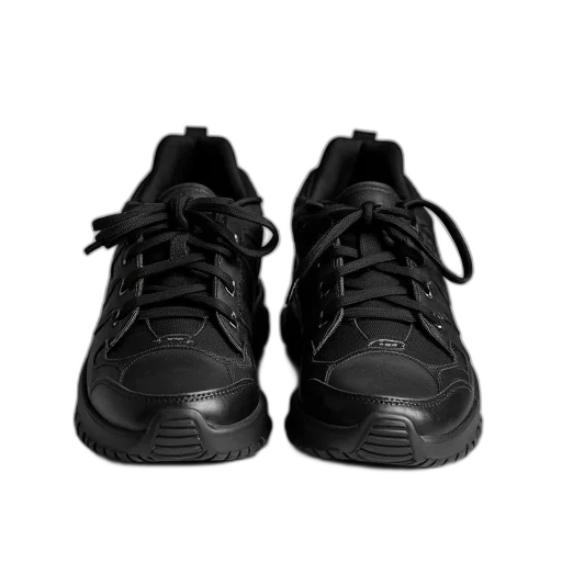 shoes, 3d render, photorealistic, dark transparent PNG cut-out