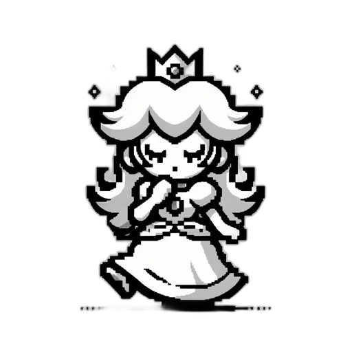 crown, dress, staff, creature transparent PNG cut-out