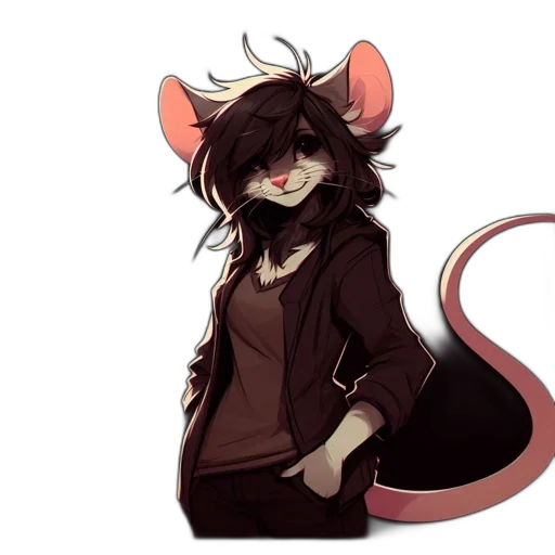 staff, jacket, animal, hat transparent PNG cut-out