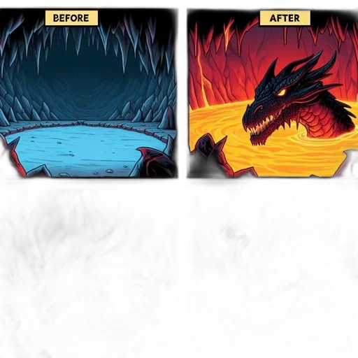 dragon, concept art, comic book art, fantasy art transparent PNG cut-out