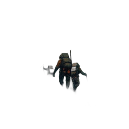 weapon, robot, creature, staff transparent PNG cut-out