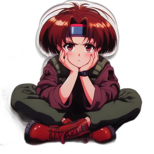 jacket, hat, crown, staff transparent PNG cut-out