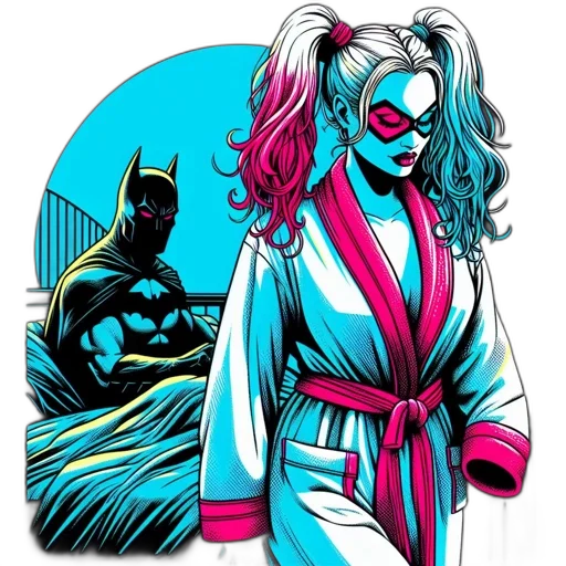 comic book art, concept art, cartoon, cyberpunk transparent PNG cut-out