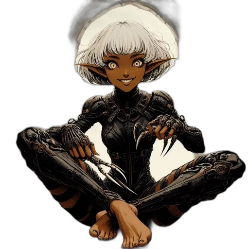 concept art, fantasy art, comic book art, pixel art transparent PNG cut-out