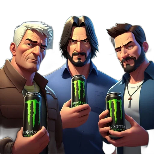 bottle, weapon, jacket, staff transparent PNG cut-out