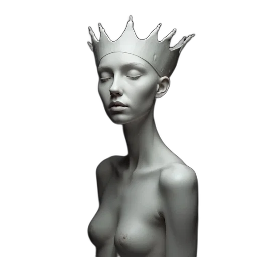 crown, jewelry, face, mask transparent PNG cut-out