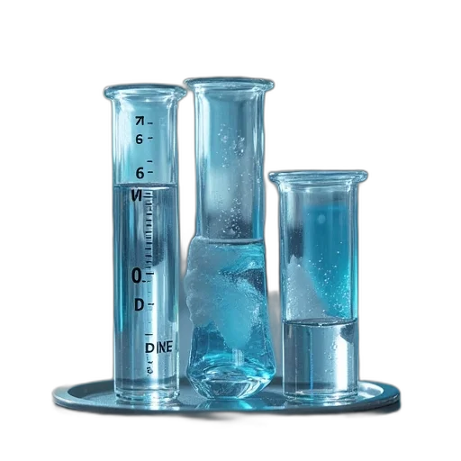 bottle, underwater, blue, laboratory transparent PNG cut-out