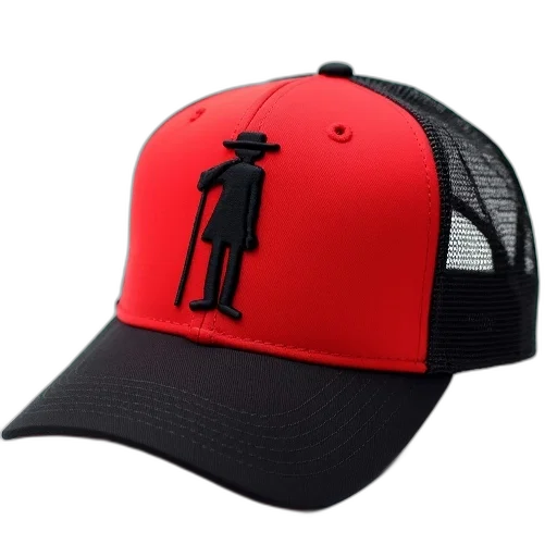 hat, 3d render, red, baseball transparent PNG cut-out