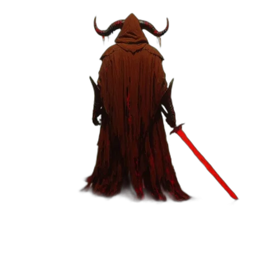 staff, creature, sword, mask transparent PNG cut-out
