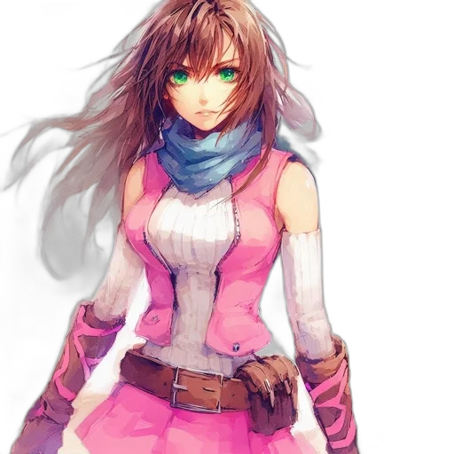 jacket, staff, weapon, fantasy art transparent PNG cut-out