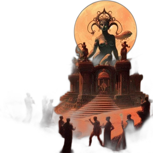 crown, concept art, fantasy art, 3d render transparent PNG cut-out