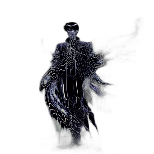staff, jacket, mask, creature transparent PNG cut-out