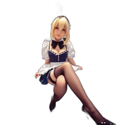 dress, staff, robot, weapon transparent PNG cut-out