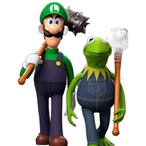 staff, hat, concept art, 3d render transparent PNG cut-out