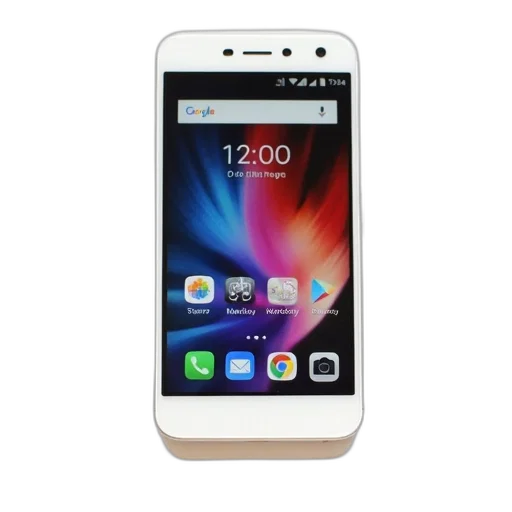 white, smartphone, black, screen transparent PNG cut-out