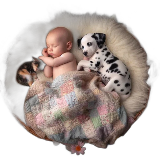 animal, photorealistic, 3d render, oil painting transparent PNG cut-out