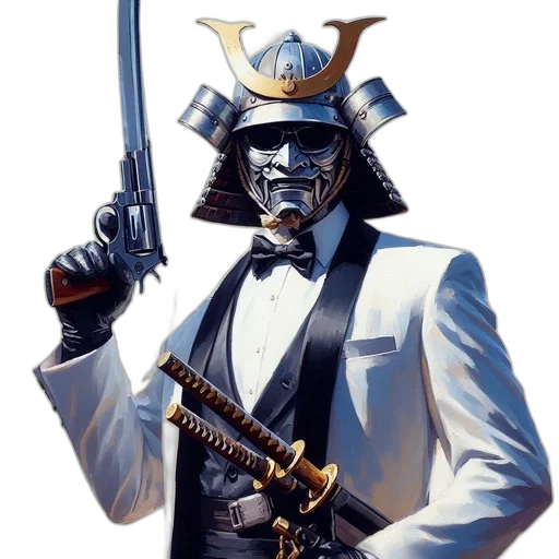 robot, staff, weapon, mask transparent PNG cut-out
