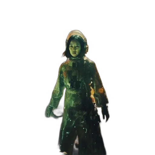 mask, creature, staff, robot transparent PNG cut-out