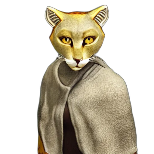 animal, staff, mask, jacket transparent PNG cut-out