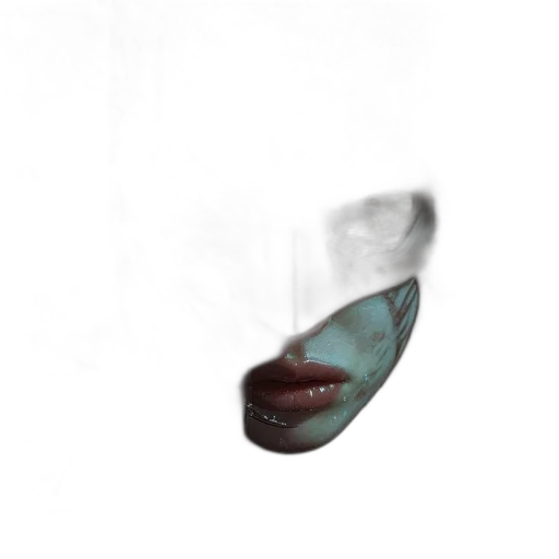 face, mask, creature, hair transparent PNG cut-out