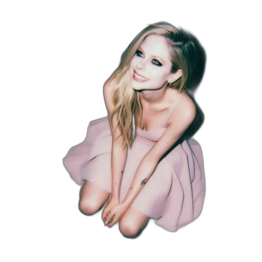 dress, face, cartoon, photorealistic transparent PNG cut-out