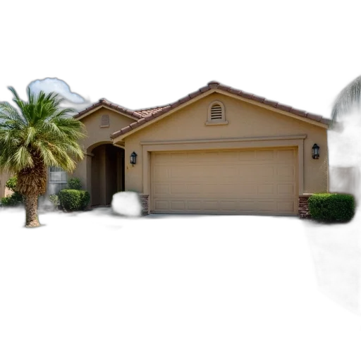 building, 3d render, photorealistic, suburban transparent PNG cut-out