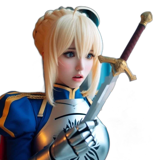 sword, weapon, robot, staff transparent PNG cut-out