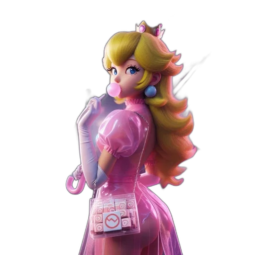 dress, staff, weapon, crown transparent PNG cut-out
