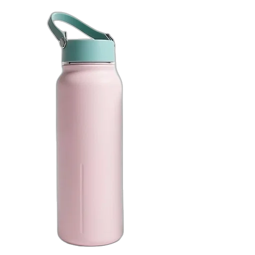 bottle, dress, 3d render, vaporwave transparent PNG cut-out