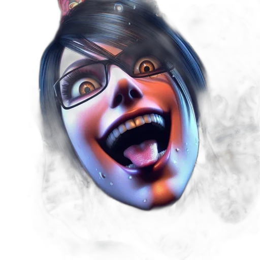 mask, face, creature, staff transparent PNG cut-out